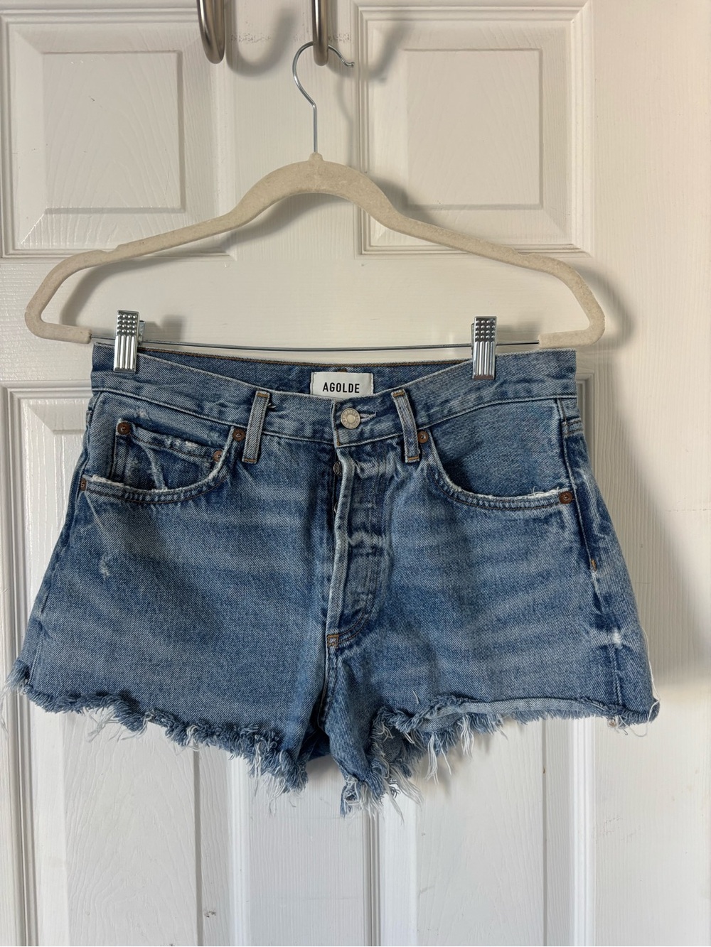 Agolde denim shorts